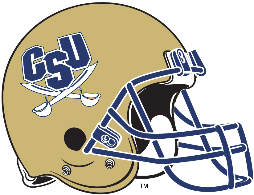 CSU Buccaneers 0-Pres Helmet Logo iron on transfers for T-shirts